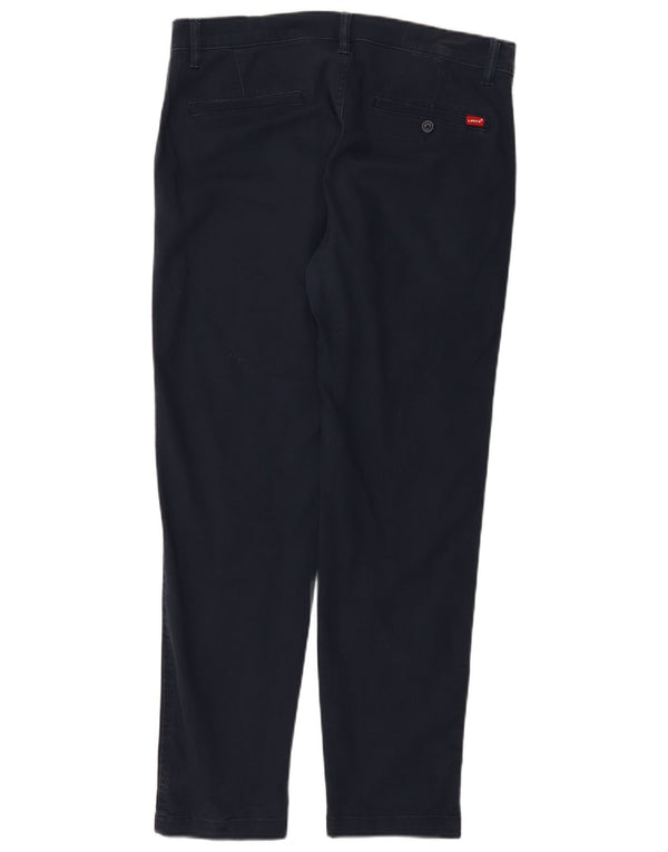 Pantaloni chino affusolati standard da uomo Levi's W34 L30 in cotone blu navy