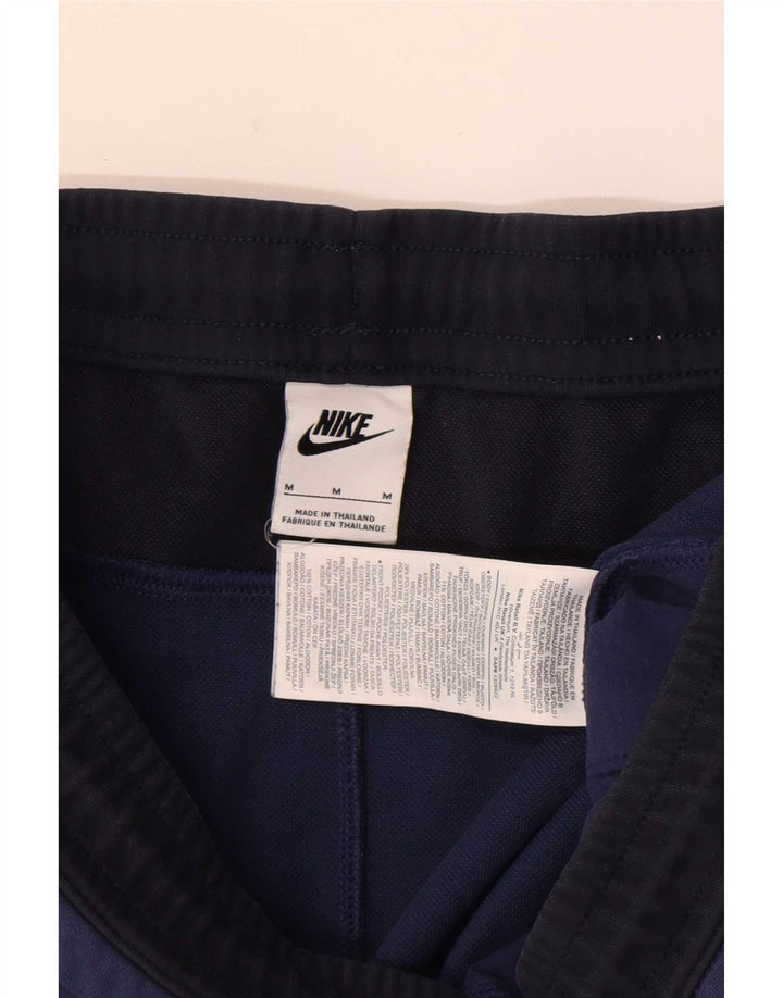 Pantaloni da tuta da uomo Nike Joggers Medium Blu Navy Colourblock Cotone