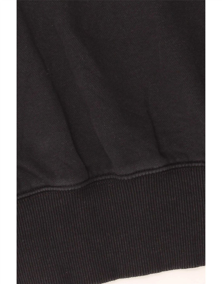 Felpa da uomo Nike Loose Fit, maglione medio, cotone nero