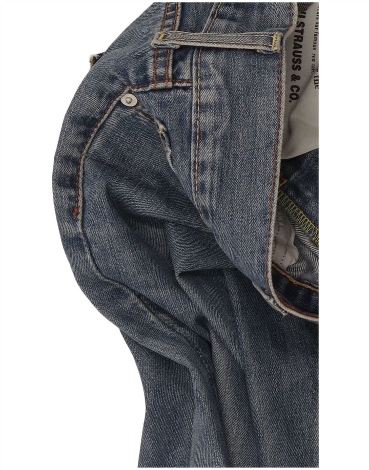 Jeans dritti da donna Levi's W31 L34 cotone blu