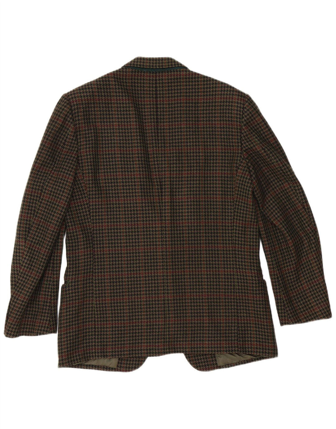 Giacca blazer da uomo a 2 bottoni Valentino UK 38 pied de poule marrone medio