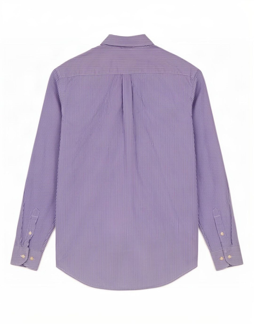 Camicia da uomo Dack's Large in cotone gessato blu