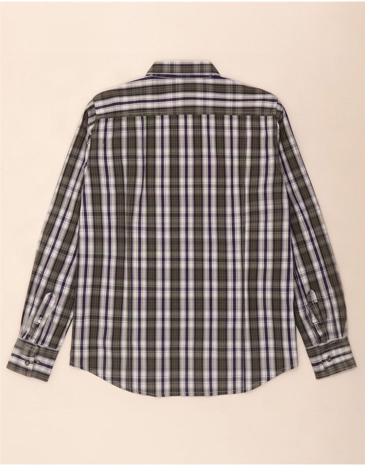 Camicia Kappa Uomo A Quadri Grandi Verdi In Cotone