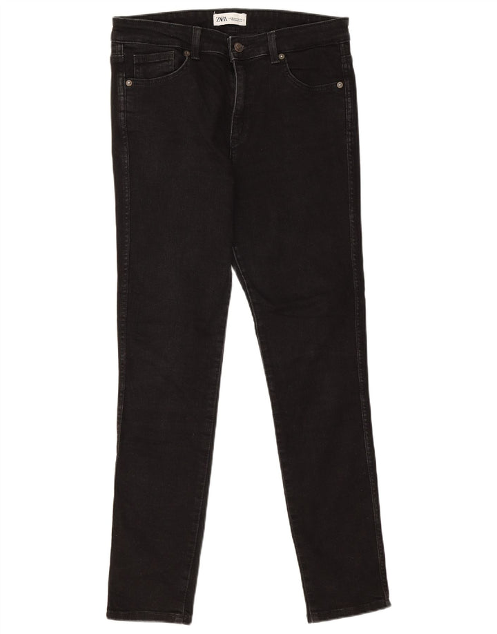 Jeans slim da donna Zara EU 40 medio W30 L28 cotone nero
