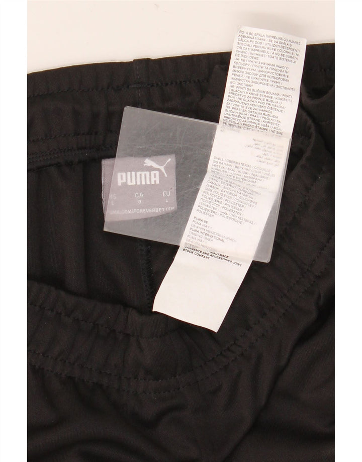 Pantaloni da tuta da uomo Puma Large neri in poliestere sportivo
