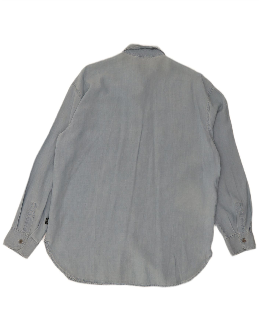 Camicia Donna Krizia Jeans IT 42 Blu Medio