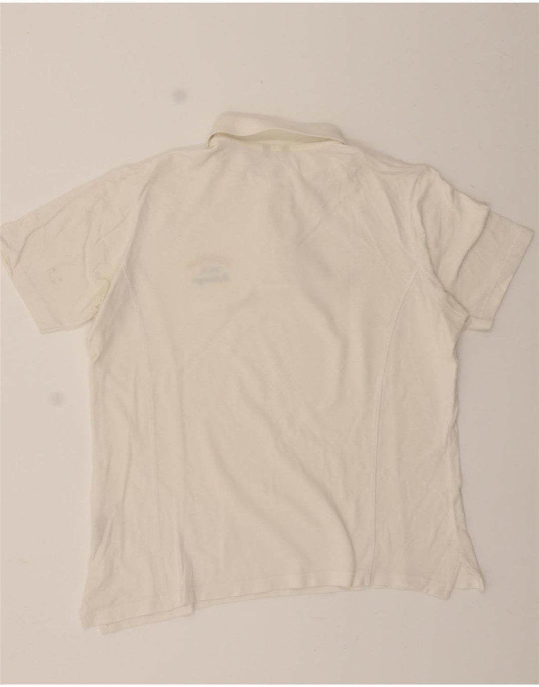 REFRIGIWEAR Mens Polo Shirt Medium White Vintage Refrigiwear and Second-Hand Refrigiwear from Messina Hembry 