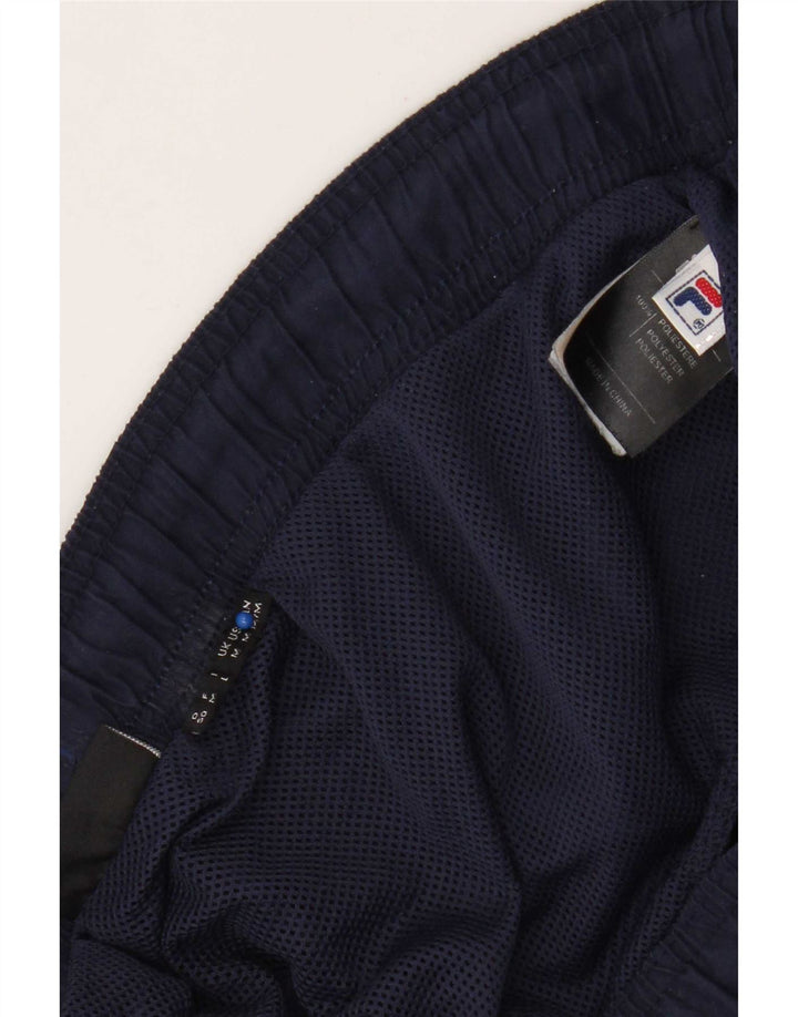 Pantaloncini da bagno da uomo Fila medi blu navy in poliestere