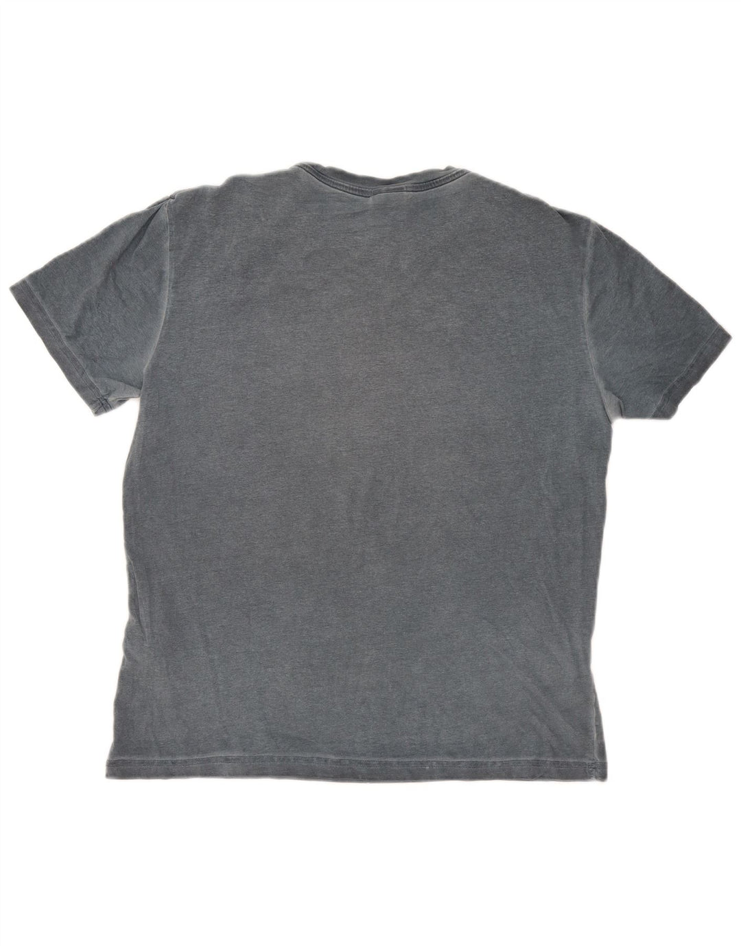 T-shirt grafica da uomo Diadora Top in cotone grigio medio