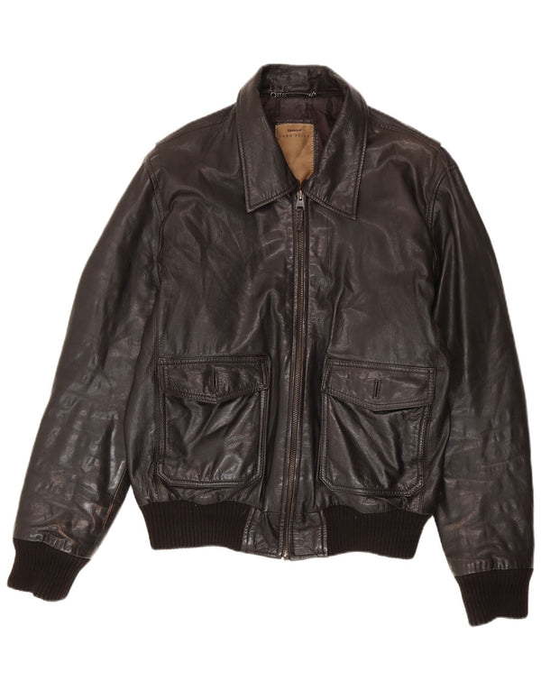 Giacca In Pelle Uomo Conbipel IT 52 Large Nera