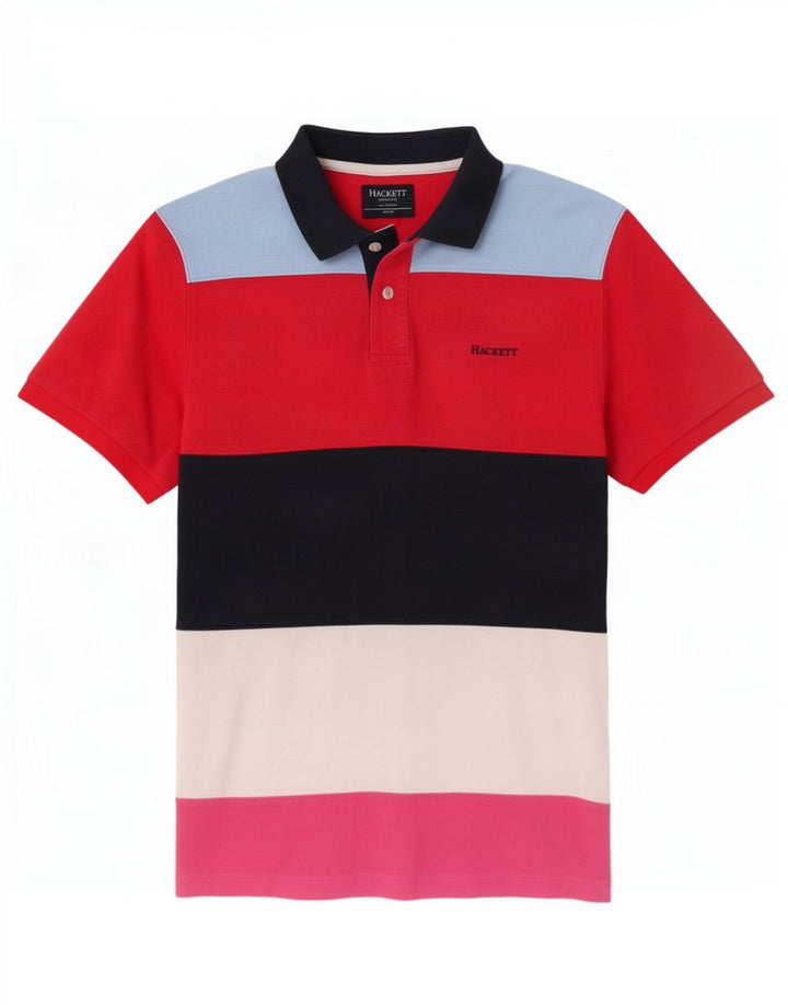 Polo da rugby da uomo su misura Hackett, color block medio multicolore