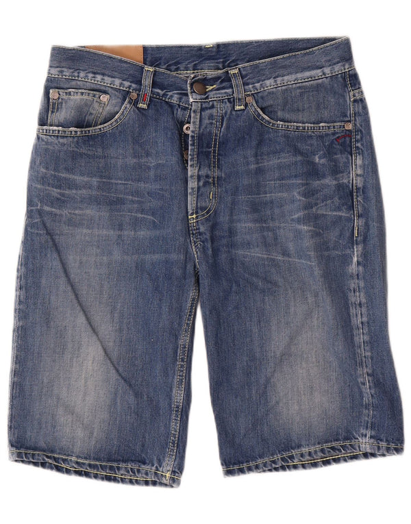 Dondup Mens Denim Shorts W31 Medium Blue Cotton