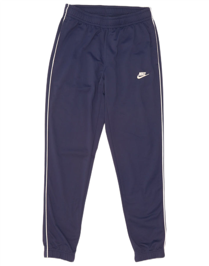Pantaloni da tuta da uomo Nike Joggers piccoli in poliestere blu navy