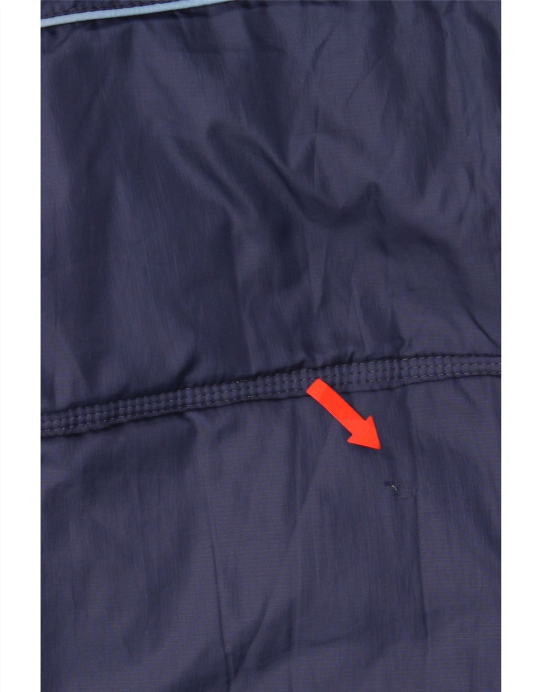 Giacca imbottita con cappuccio grafica Nike da bambino 12-13 anni, grande, blu navy