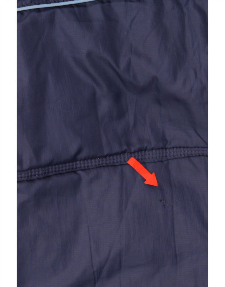 Giacca imbottita con cappuccio grafica Nike da bambino 12-13 anni, grande, blu navy