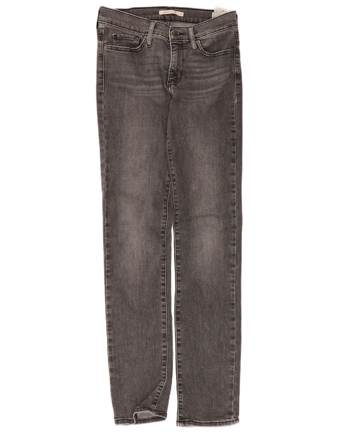 Levi's Donna 312 Shaping Slim Jeans W28 L32 Cotone Grigio