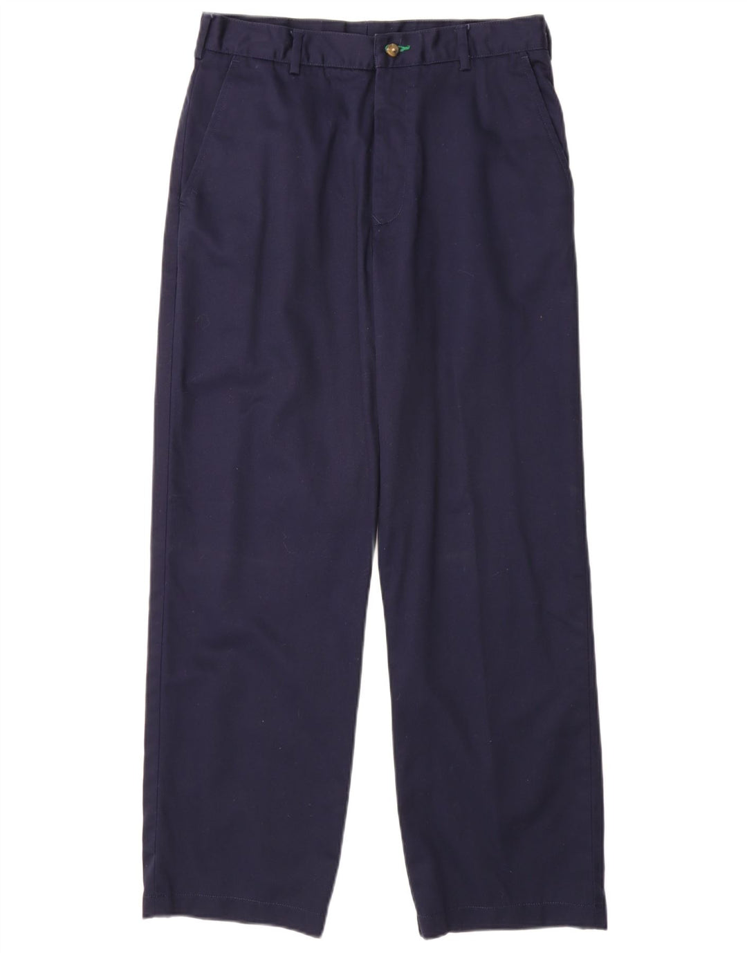 TOMMY HILFIGER Pantaloni chino dritti da uomo W32 L30 Blu Navy