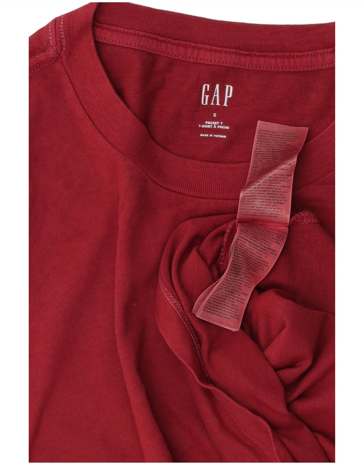 Gap T-shirt da uomo Top Small rossa in cotone