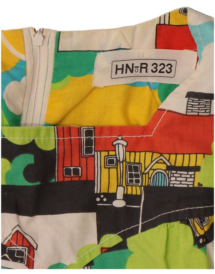 Abito basic da donna VINTAGE IT 42 Novità floreale multicolore media