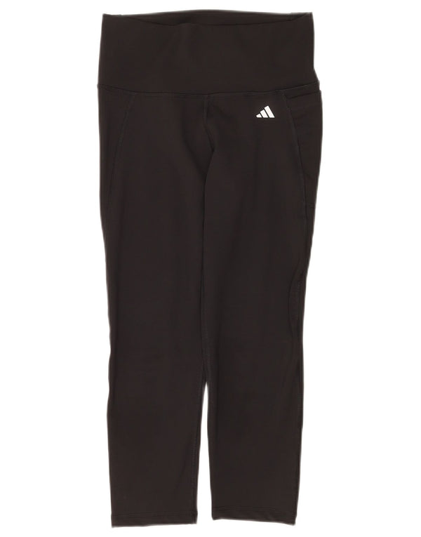 Leggings Adidas Aeroready Capri da donna UK 12/14 medio nero