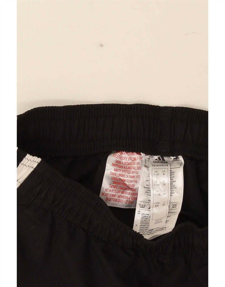 Pantaloncini sportivi Adidas da ragazzo con grafica 11-12 anni in poliestere color block nero