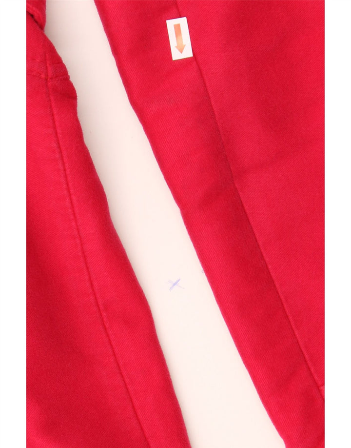 KAREN MILLEN Womens Overcoat UK 10 Small Red Cotton Vintage Karen Millen and Second-Hand Karen Millen from Messina Hembry 