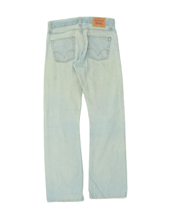 LEVI'S Mens 512 Bootcut Jeans W33 L34 Blue Cotton