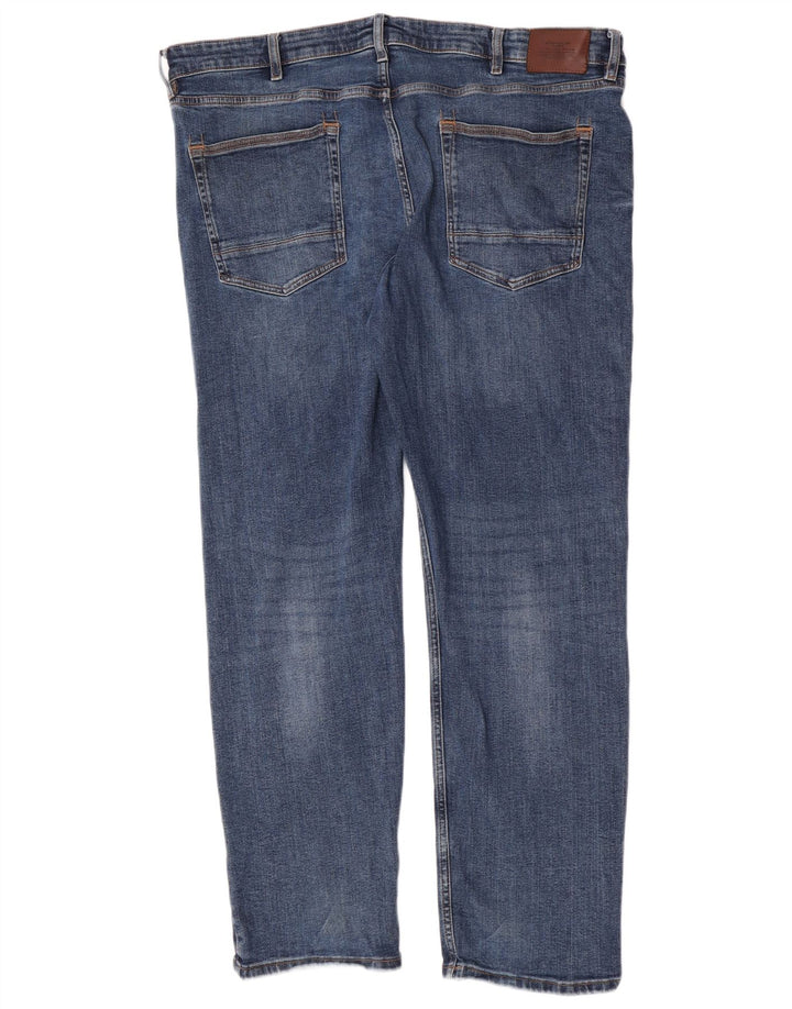 Jeans dritti da uomo Marks & Spencer W40 L31 cotone blu
