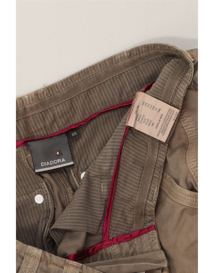 Pantaloncini cargo da uomo Diadora IT 48 Medium W34 Cotone Beige