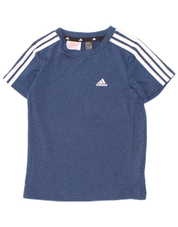 Maglietta Adidas Aeroready da ragazzo, 2-3 anni, in poliestere blu