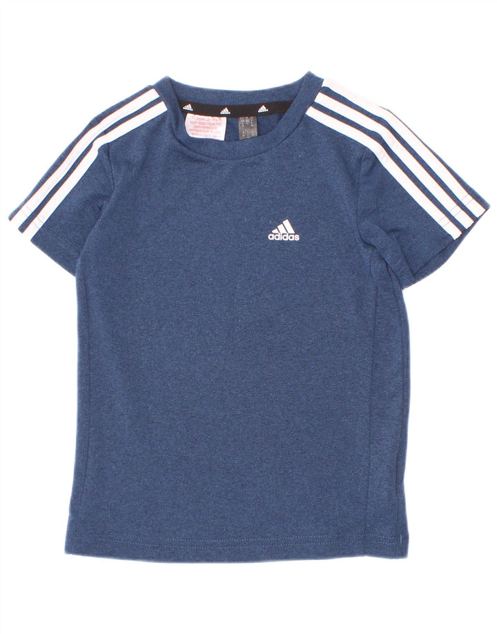 Maglietta Adidas Aeroready da ragazzo, 2-3 anni, in poliestere blu
