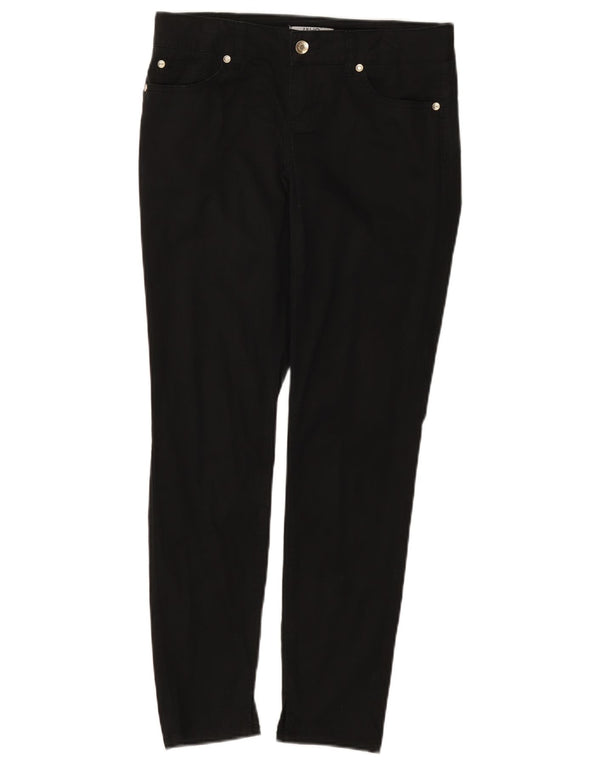 Pantaloni casual slim da donna LIU JO W28 L29 cotone nero