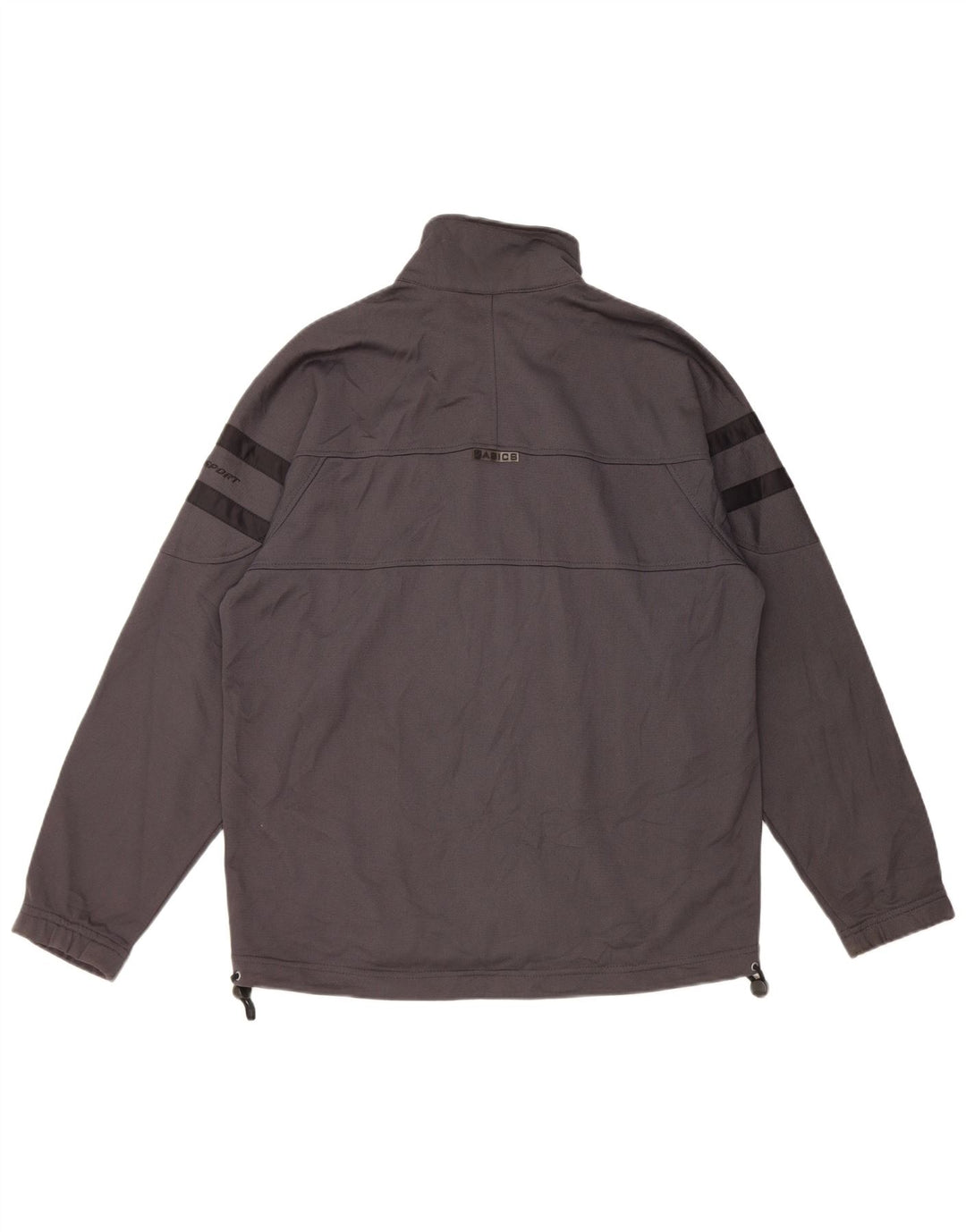 Giacca da tuta da uomo dal taglio ampio ASICS XS in poliestere grigio