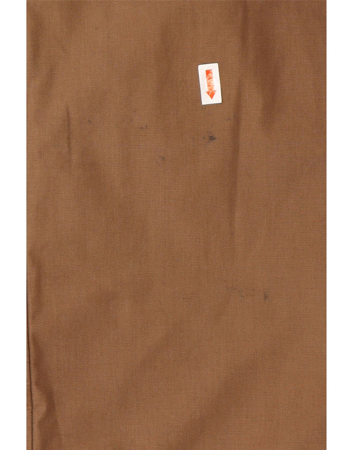 JACK WOLFSKIN Giacca a vento da uomo UK 38 Blocco colore marrone medio