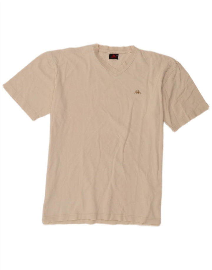 T-shirt uomo Kappa Top XL in cotone beige