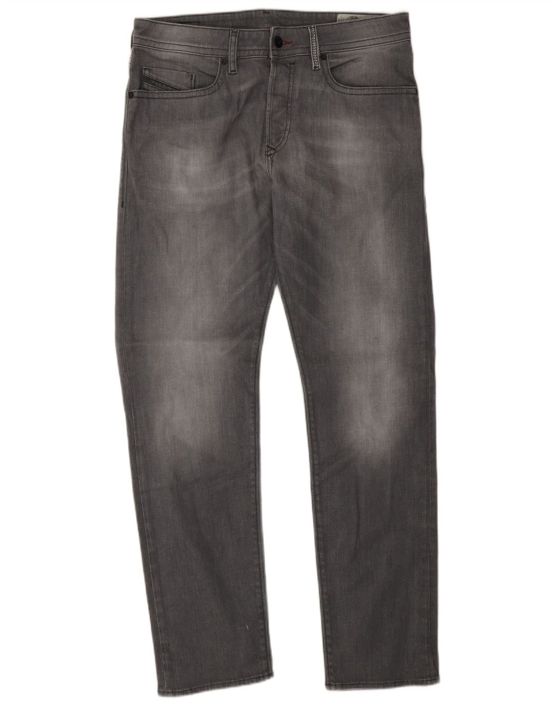 Jeans dritti da uomo Diesel W30 L30 cotone grigio