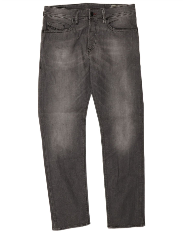Jeans dritti da uomo Diesel W30 L30 cotone grigio