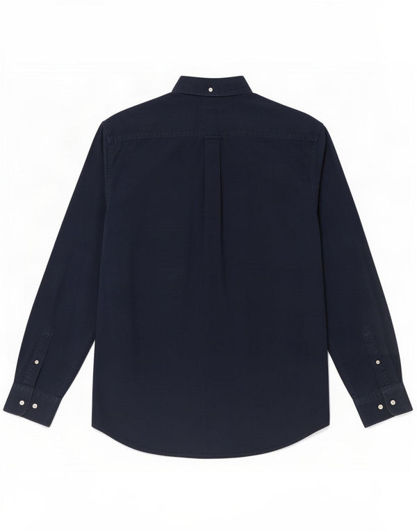 Camicia da uomo Gant taglia 43/44 17 1/2 XL cotone blu navy