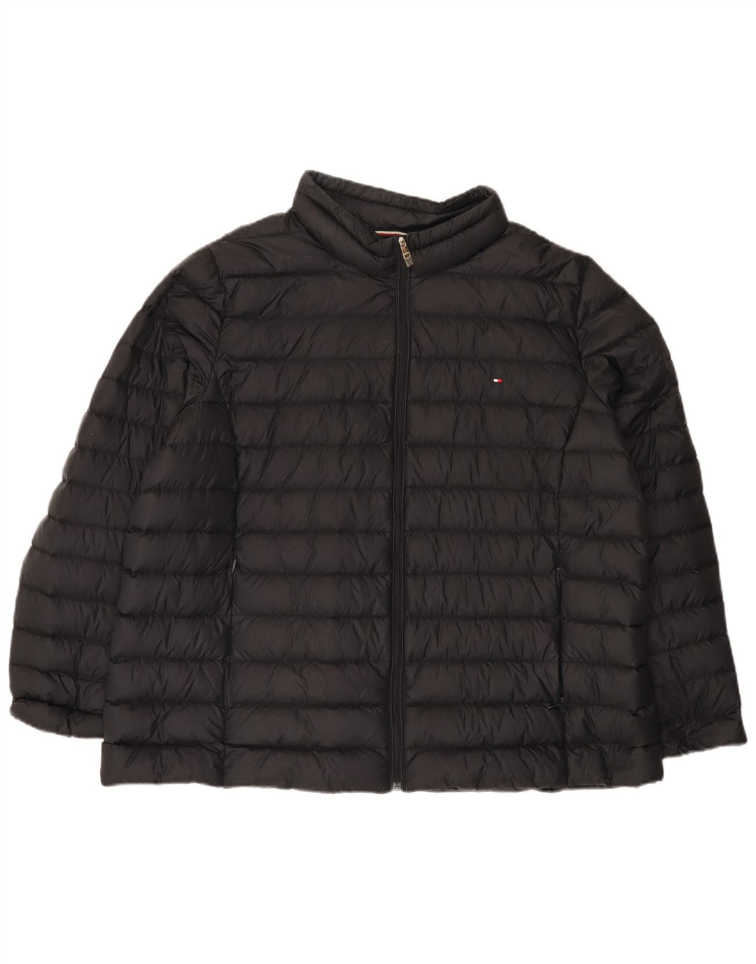 Giacca imbottita da donna Tommy Hilfiger UK 20 2XL Poliammide nera