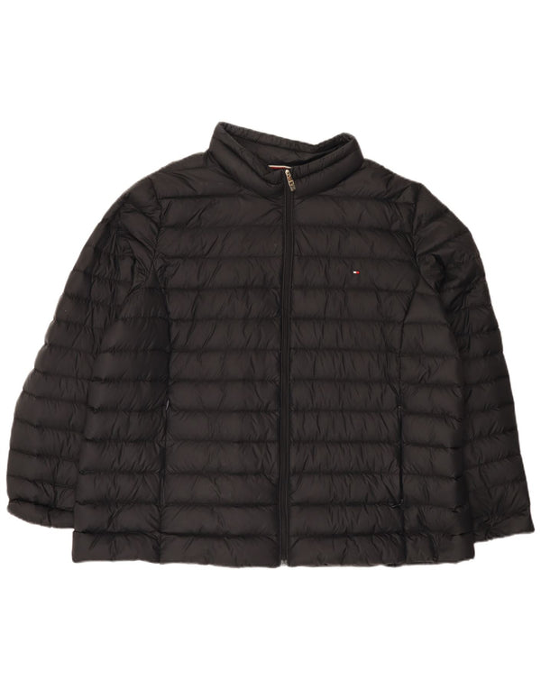 Giacca imbottita da donna Tommy Hilfiger UK 20 2XL Poliammide nera