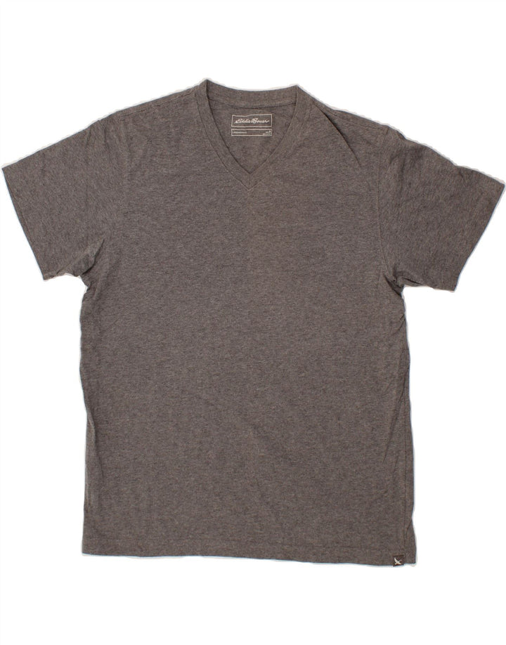 EDDIE BAUER Mens T-Shirt Top Medium Grey Cotton Vintage Eddie Bauer and Second-Hand Eddie Bauer from Messina Hembry 