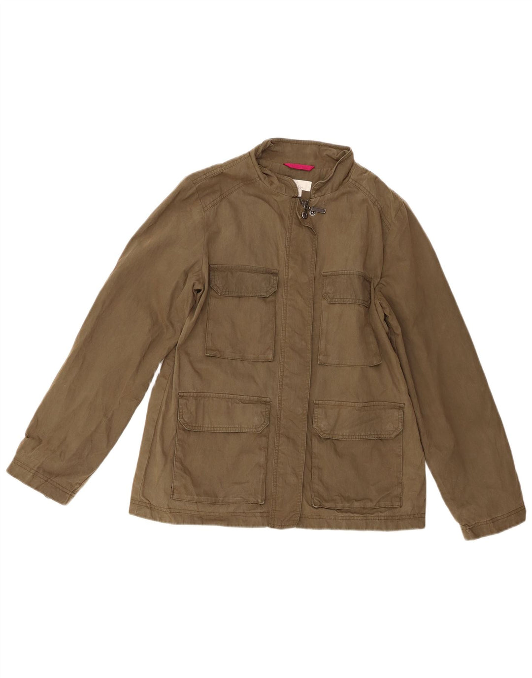 Giacca pratica da donna Boden UK 12 cotone kaki medio