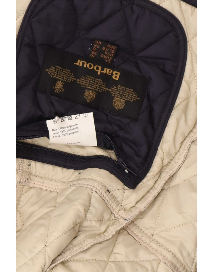 Giacca trapuntata da donna Barbour UK 01 Small Blu Navy in poliammide