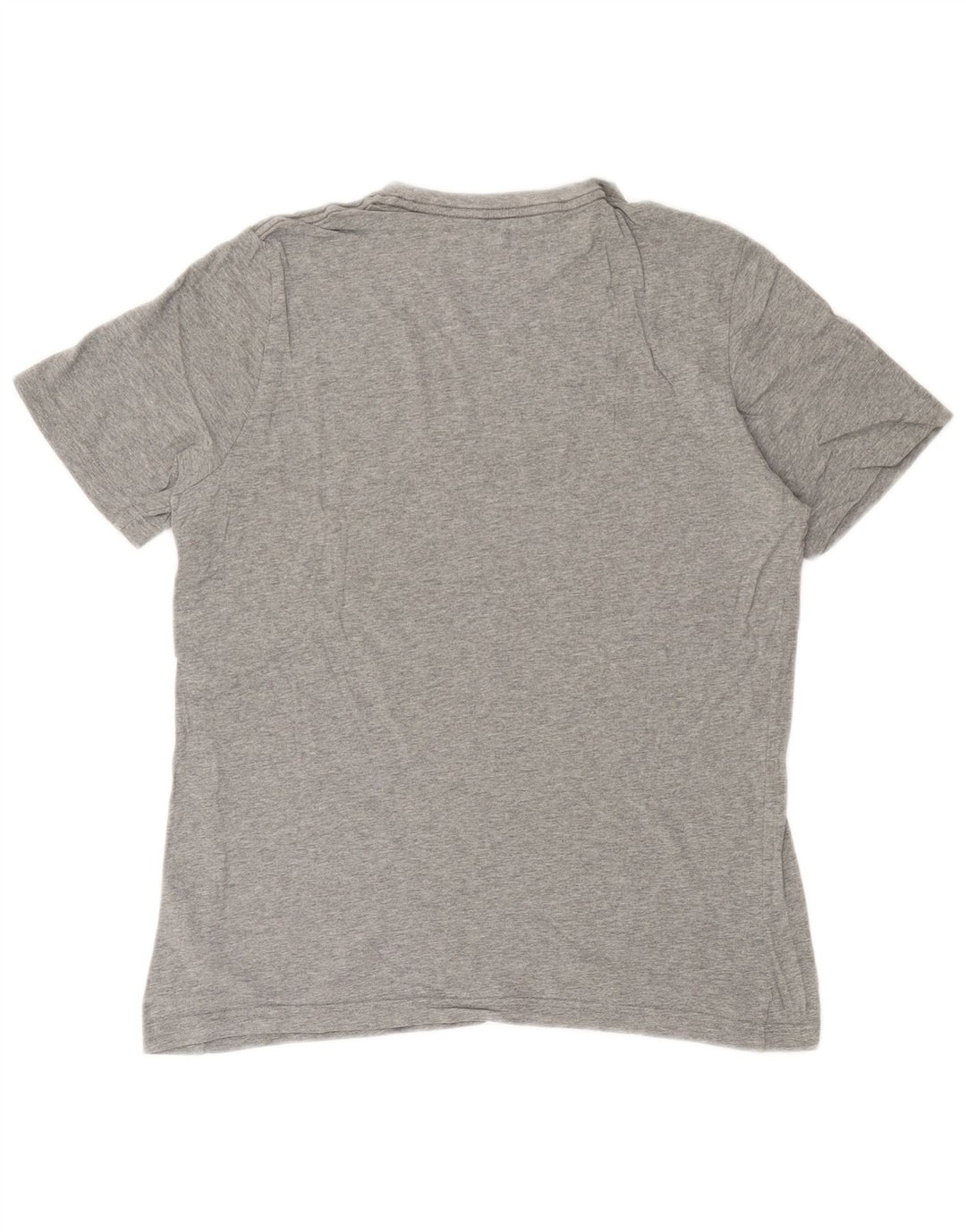T-shirt grafica da uomo Puma Top in cotone grigio medio