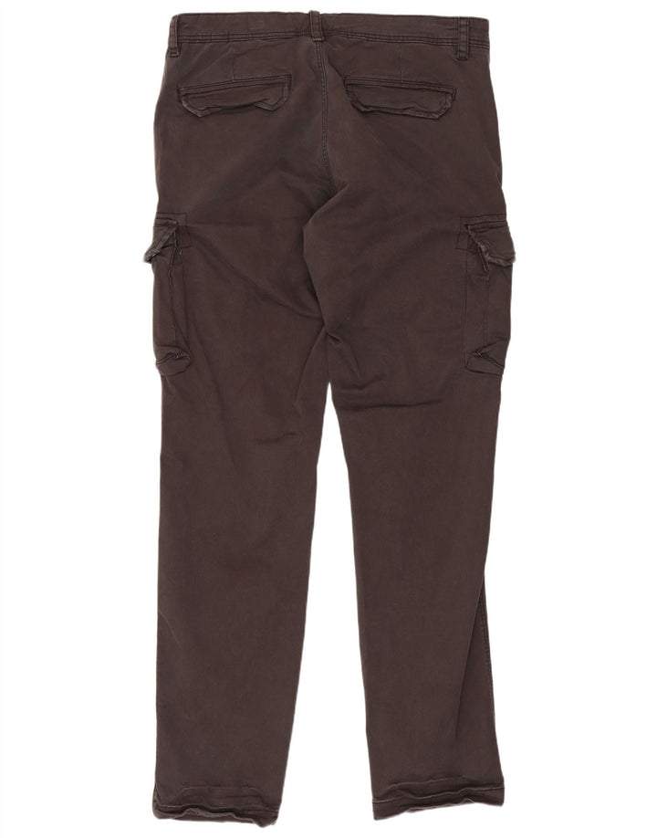 Pantaloni cargo dritti da uomo OVS IT 50 Large W34 L33 Cotone grigio