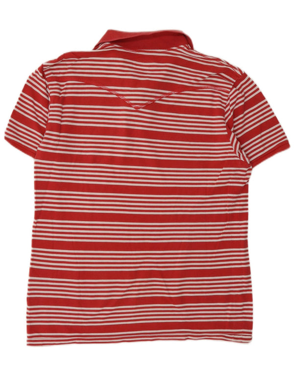 Polo Levi's da uomo in cotone a righe rosse medie