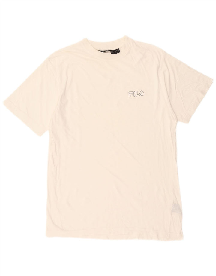 T-shirt Fila da uomo Top Small bianco sporco