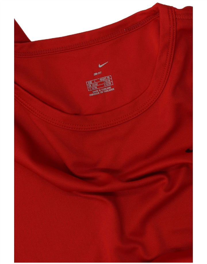 T-shirt Nike Dri Fit da uomo grande rossa
