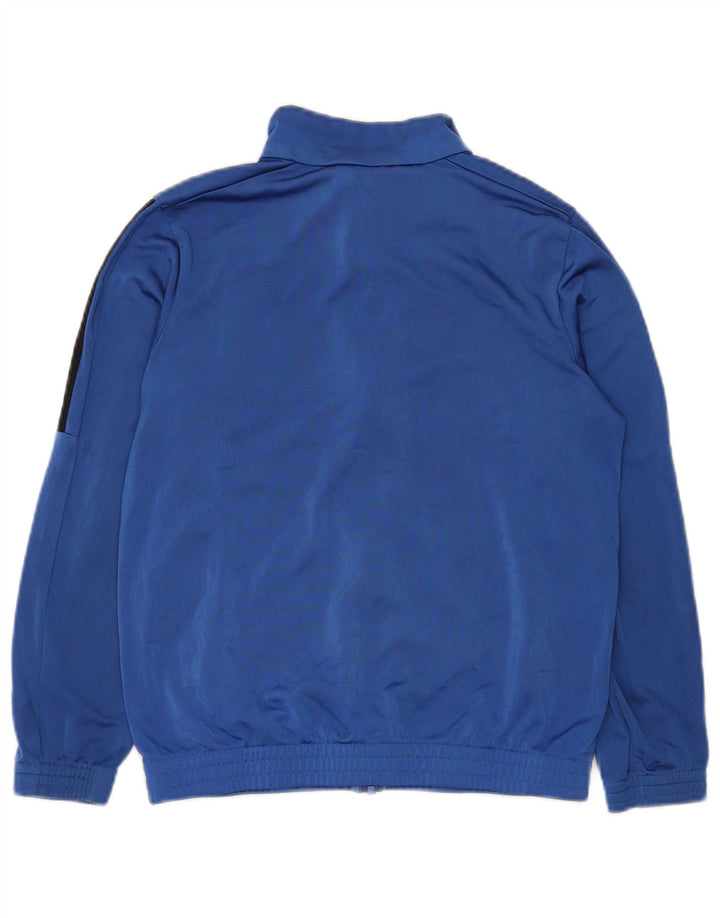 Giacca top della tuta da ragazzo ADIDAS 11-12 anni in poliestere blu