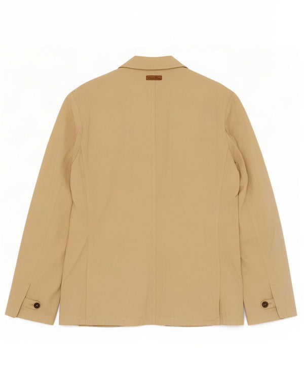 Giacca blazer a 3 bottoni da uomo Marlboro Classics EU 52 XL Cotone beige